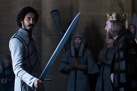 Sean Harris and Dev Patel in Zelený rytíř (2021)